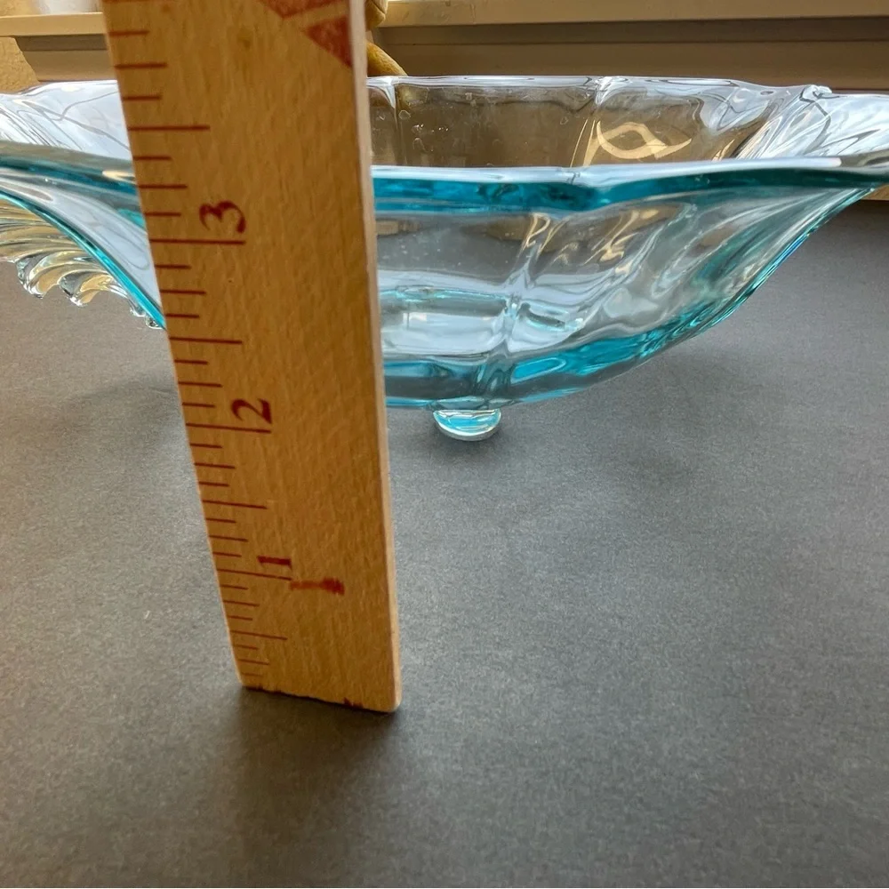 Glass Bowl Double‎ Bow Handle Serving Bowl Holiday Party